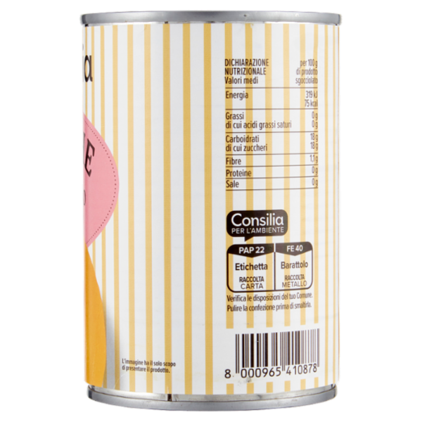 Consilia Pesche allo Sciroppo 411 g