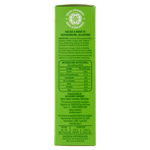 Tabasco Jalapeño Sauce la Frizzante 60 ml