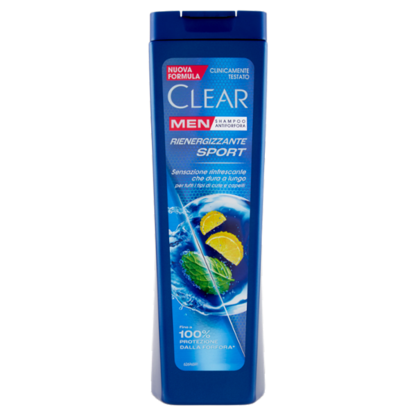 Clear Men Shampoo Antiforfora Rienergizzante Sport 225 ml
