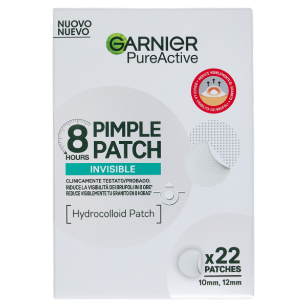 Garnier PureActive 8 Hours Pimple Patch Invisible 22 pz