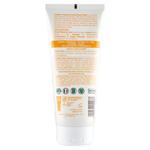 equilibra Mandorle Crema Corpo Fluida Elasticizzante 200 ml