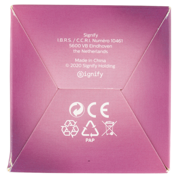 Philips Led goccia vetro 60W E27 2700K