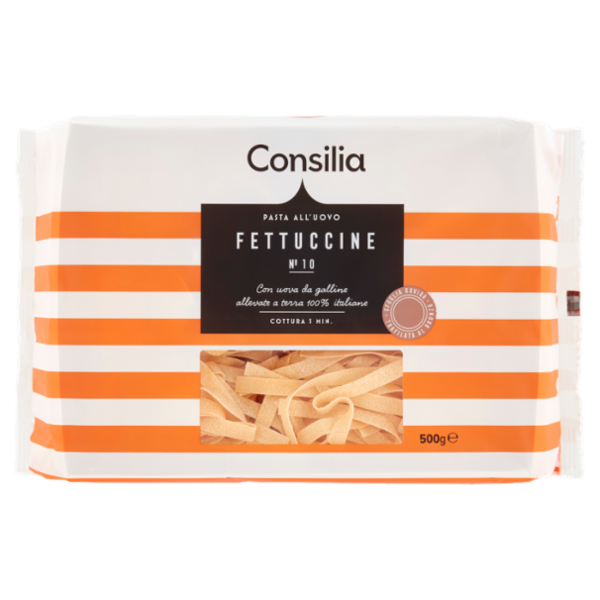 Consilia Pasta all'Uovo Fettuccine N° 10 500 g