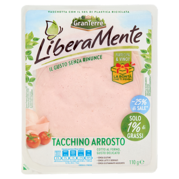 GranTerre LiberaMente Tacchino Arrosto 110 g