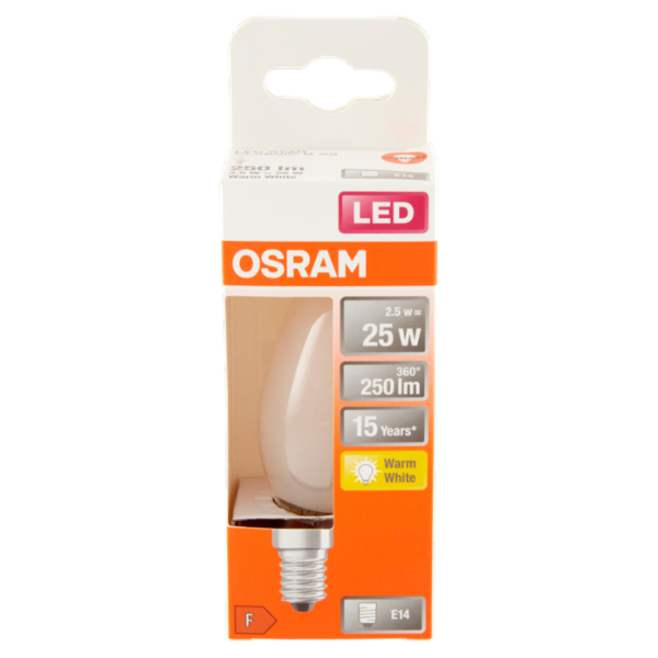 Osram Led Classic B 25 Warm White 2.5 W E14
