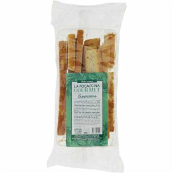 FOCACCINA CON OLIO DI RISO E ROSMARINO GOURMET PANIFICIO BO GR.100