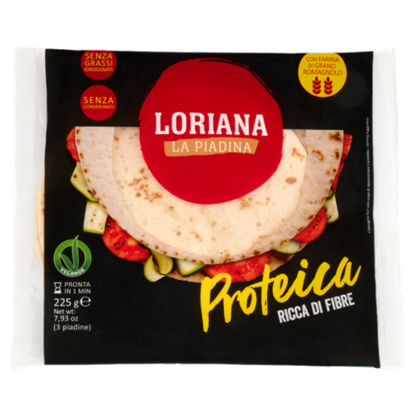Loriana Proteica 3 piadine 225 g