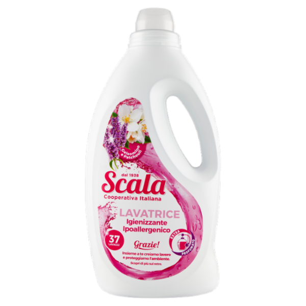 Scala Lavatrice Igienizzante Ipoallergenico Gelsomino e Patchouli 1500 ml