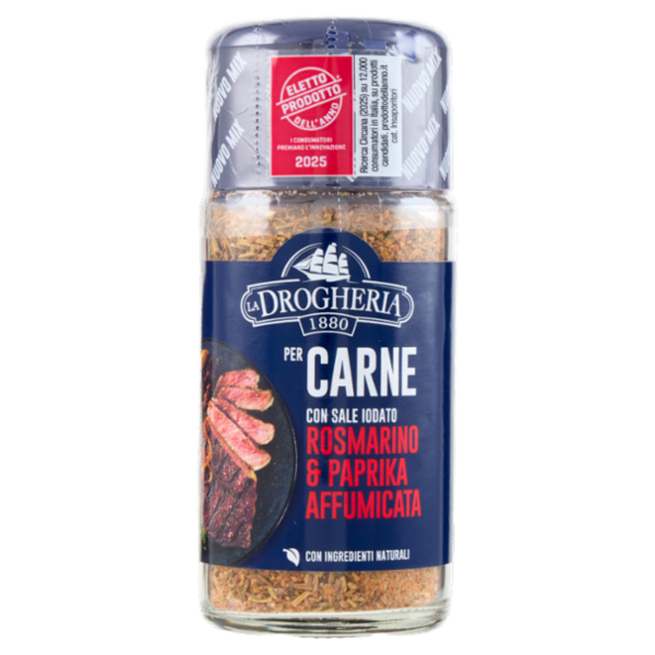 La Drogheria 1880 per Carne con Sale Iodato Rosmarino & Paprika Affumicata 85 g