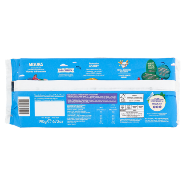 Misura Dolcesenza 6 Plumcake Yogurt 190 g
