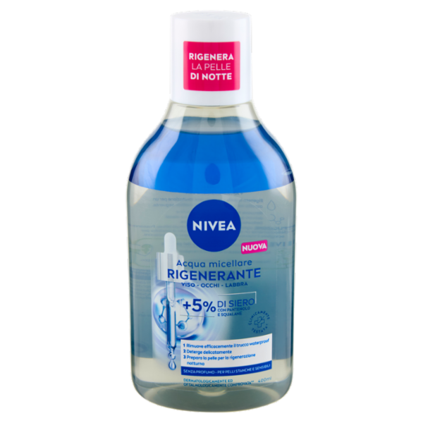 Nivea Acqua micellare Rigenerante per Pelli Stanche e Sensibili 400 ml