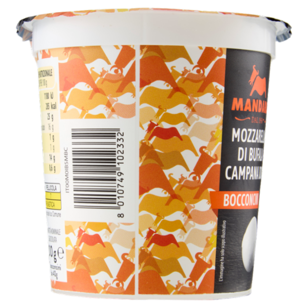 Mandara Mozzarella di Bufala Campana DOP Bocconcini 5 x 40 g