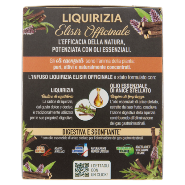 L'Angelica Liquirizia Elisir Officinale 18 Filtri 27 g