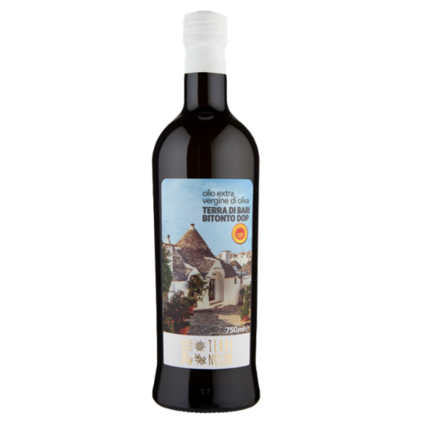 Terre Nostre olio extra vergine di oliva Terra di Bari Bitonto DOP 750 ml