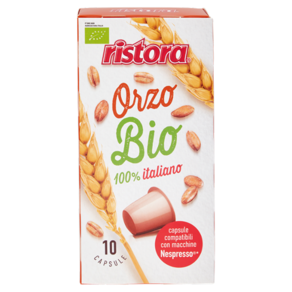 ristora Orzo Bio capsule compatibili con macchine Nespresso* 10 x 2 g