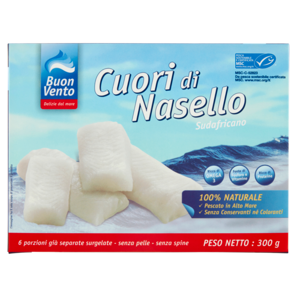 Buon Vento Cuori di Nasello Sudafricano 300 g