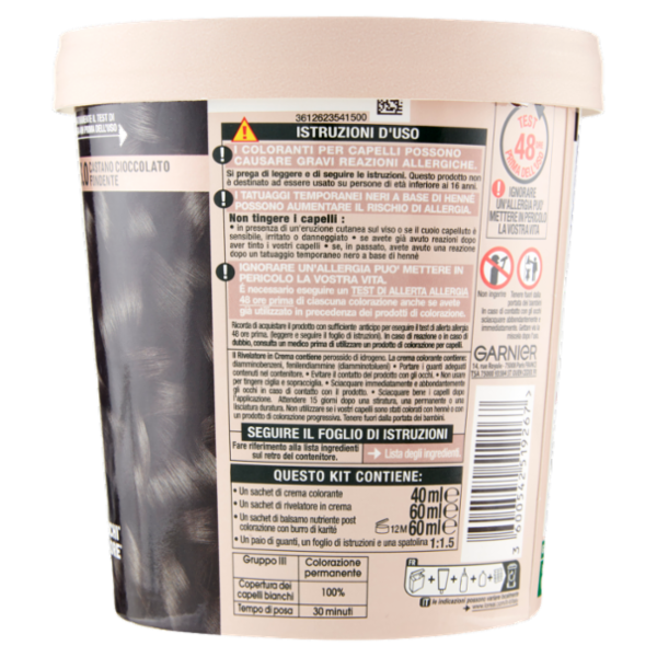Garnier GOOD 3.0 Castano Cioccolato Fondente, colorazione permanente senza ammoniaca