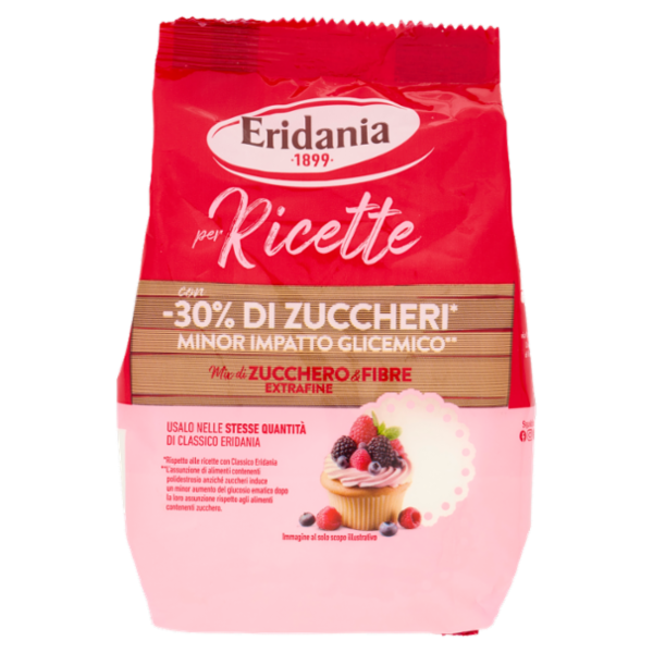 Eridania per Ricette Mix di Zucchero & Fibre Extrafine 500 g