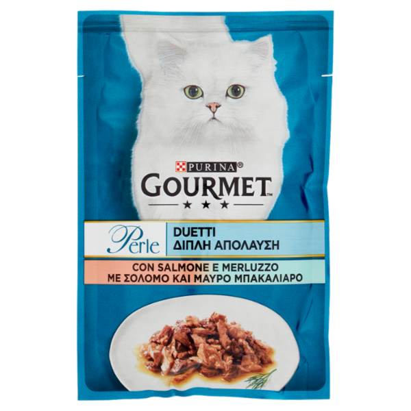 PURINA GOURMET Perle Duetti con Salmone e Merluzzo 85 g