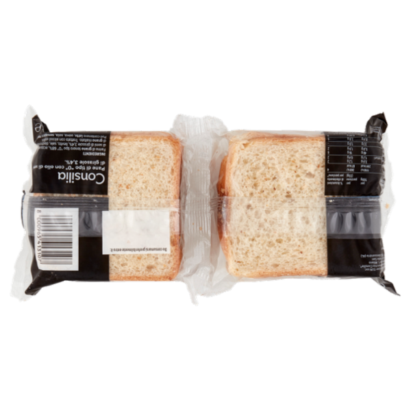 Consilia Pane per Toast 6+6 Fette 200 g