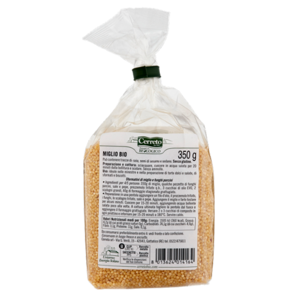 Cerreto i Cereali Miglio Bio 350 g