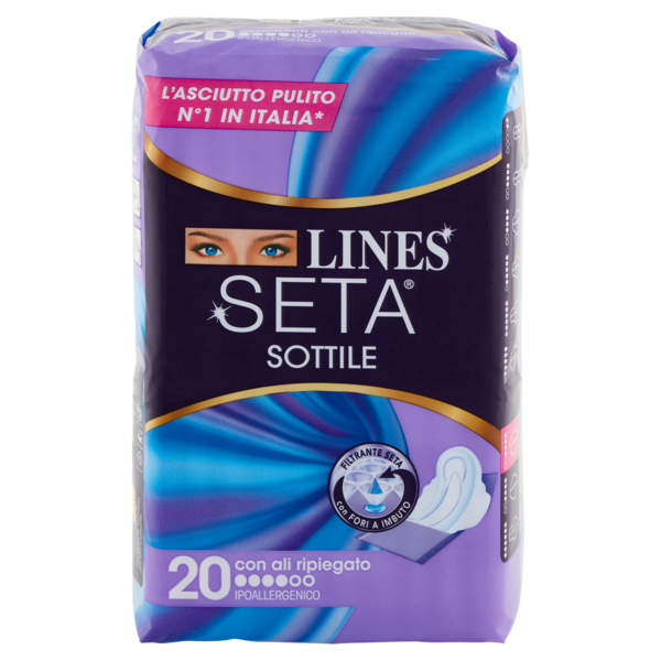 Lines Seta Sottile con ali ripiegato 20 pz