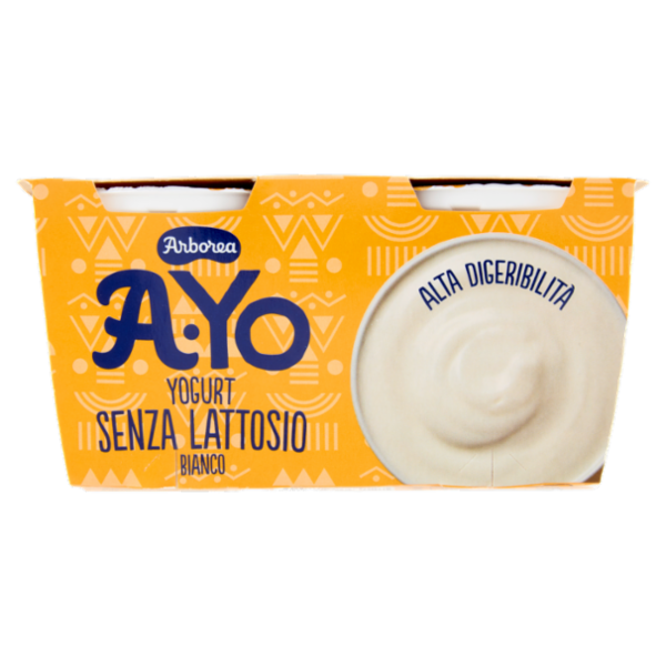 Arborea A-Yo Yogurt Senza Lattosio Bianco 2 x 125 g
