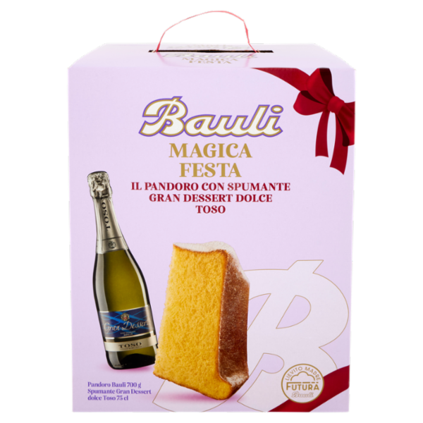 Bauli Magica Festa Pandoro Bauli 700 g + Spumante Cuvée dolce Sant'Orsola 75 cl