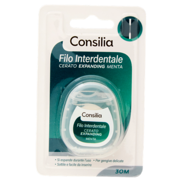 Consilia Filo Interdentale Cerato Expanding Menta 30 m