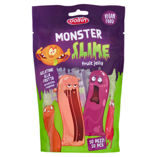 dolfin Monster Slime fruit jelly 10 x 20 g