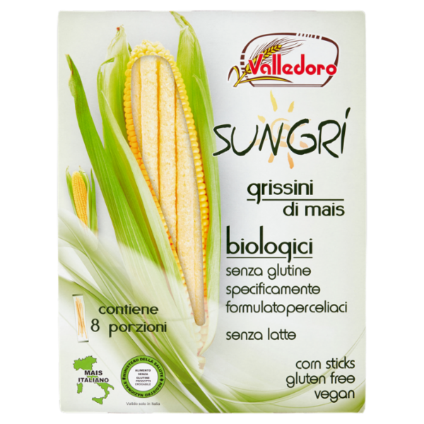 Valledoro Sungri grissini di mais biologici 120g