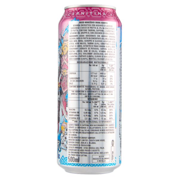 Monster Energy + Juice Viking Berry Can 500 ml