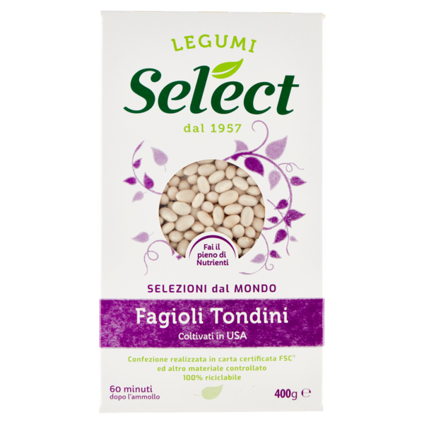 Select Selezioni dal Mondo Fagioli Tondini 400 g