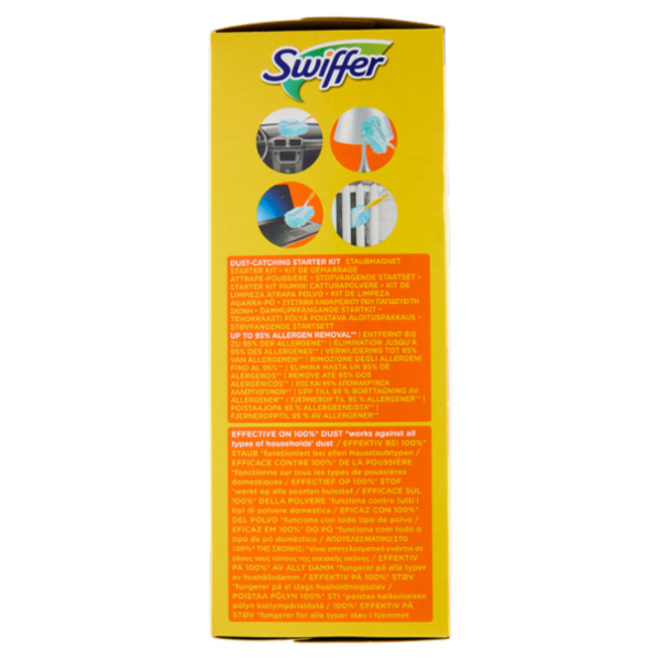 Swiffer Duster Kit Cattura Polvere (1 Manico + 7 Piumini per spolverare)