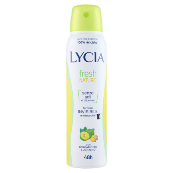 Lycia fresh Nature con Bergamotto e Zenzero deo spray 150 ml