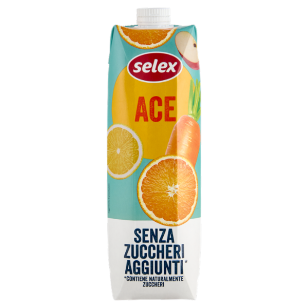 Selex Succo Ace Arancia Limone Carota senza Zuccheri Aggiunti 1 L
