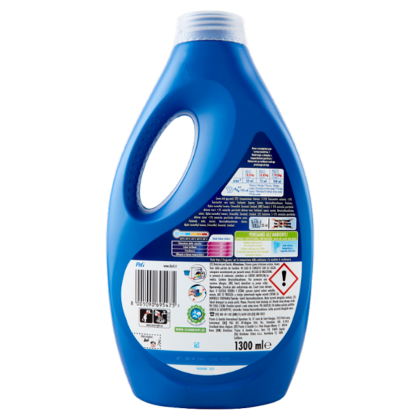 Dash Detersivo Lavatrice Liquido per Bucato Salva Colore 26 Lavaggi 1300 ml