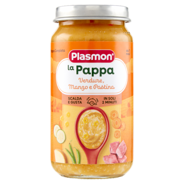 Plasmon la Pappa Verdure, Manzo e Pastina 200 g