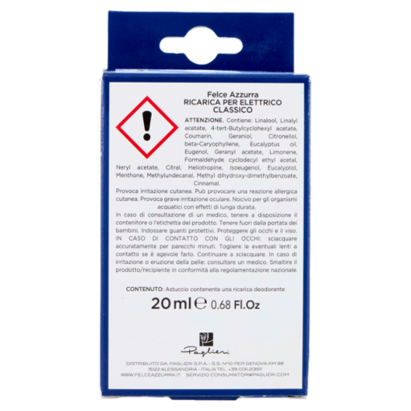Felce Azzurra Classico Ricarica per Elettrico 20 ml