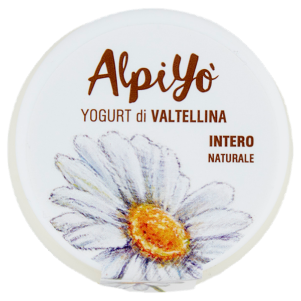 AlpiYò Yogurt di Valtellina Intero Naturale 125 g