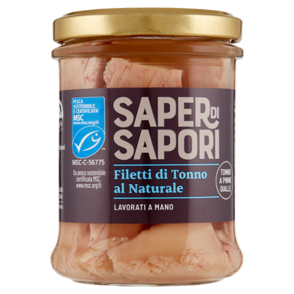 Selex Saper di Sapori Filetti di Tonno al Naturale 180 g