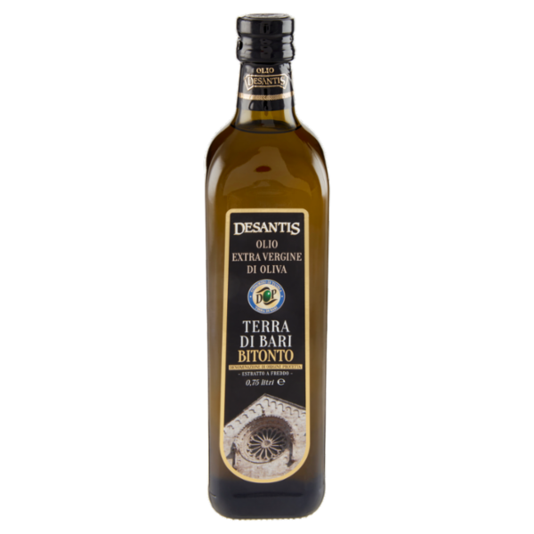 Desantis Olio Extra Vergine di Oliva Terra di Bari Bitonto DOP 0,75 l