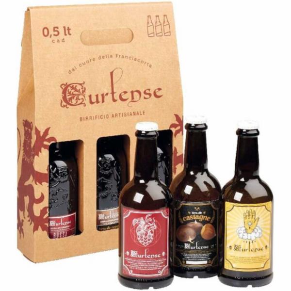 Confezione Regalo 3 Birre Artigianali Birrificio Curtense