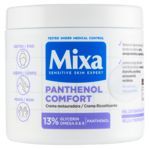 Mixa Panthenol Comfort Crema Ricostituente 400 ml