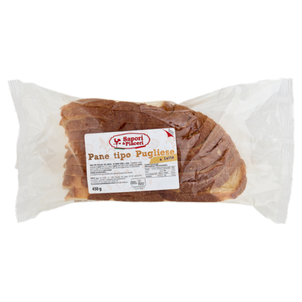 Sapori & Piaceri Pane tipo Pugliese a fette 450 g