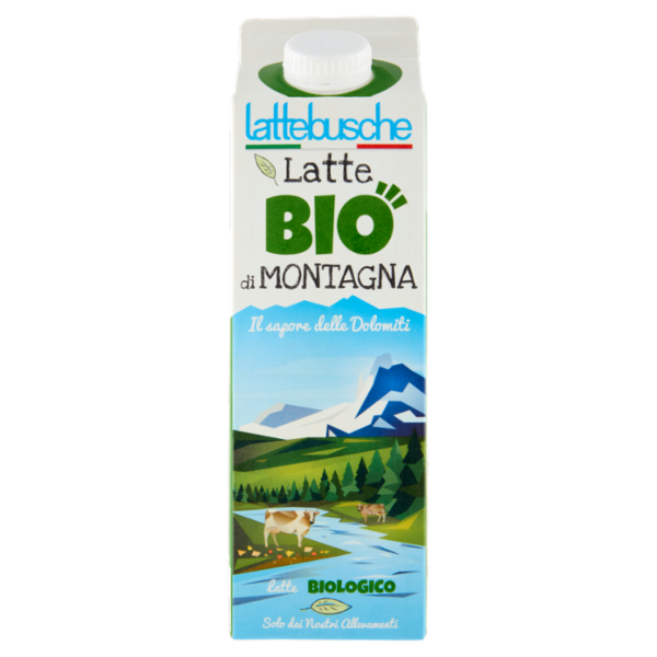 lattebusche Latte Bio di Montagna 1000 ml