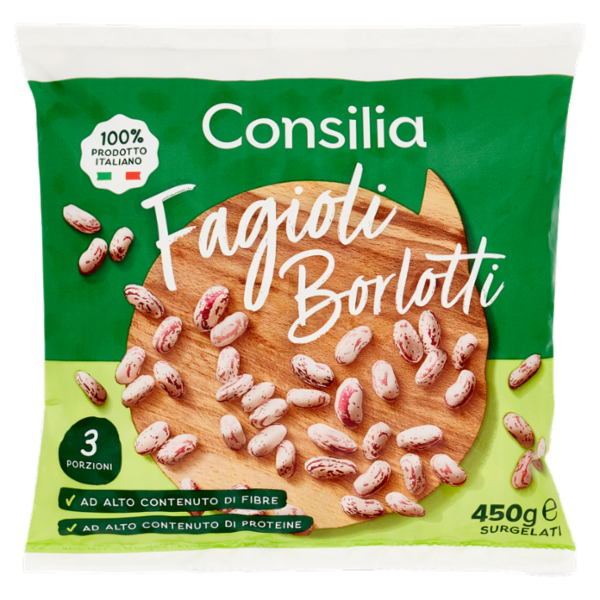 Consilia Fagioli Borlotti Surgelati 450 g