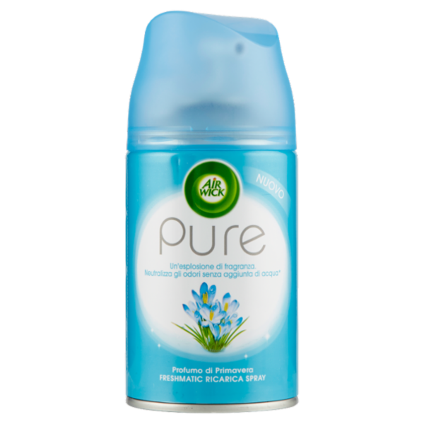 Air Wick Freshmatic Pure 1- Profumo di Primavera Spray Automatici per Ambienti Ricarica 250 ml
