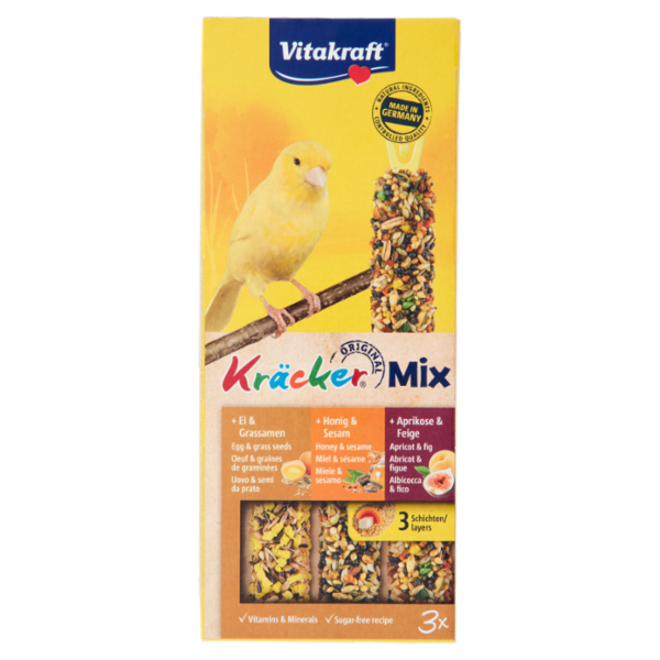 Vitakraft Kräcker Original Mix canarini 3 pezzi 80 g