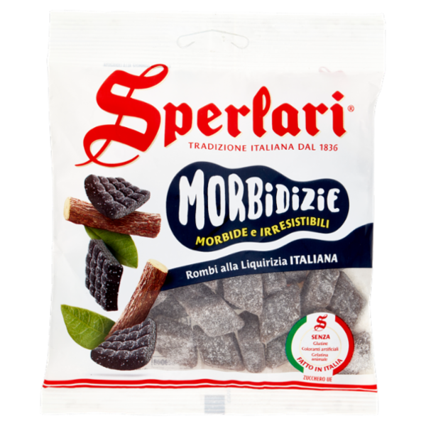 Sperlari Morbidizie Rombi alla Liquirizia Italiana 160 g